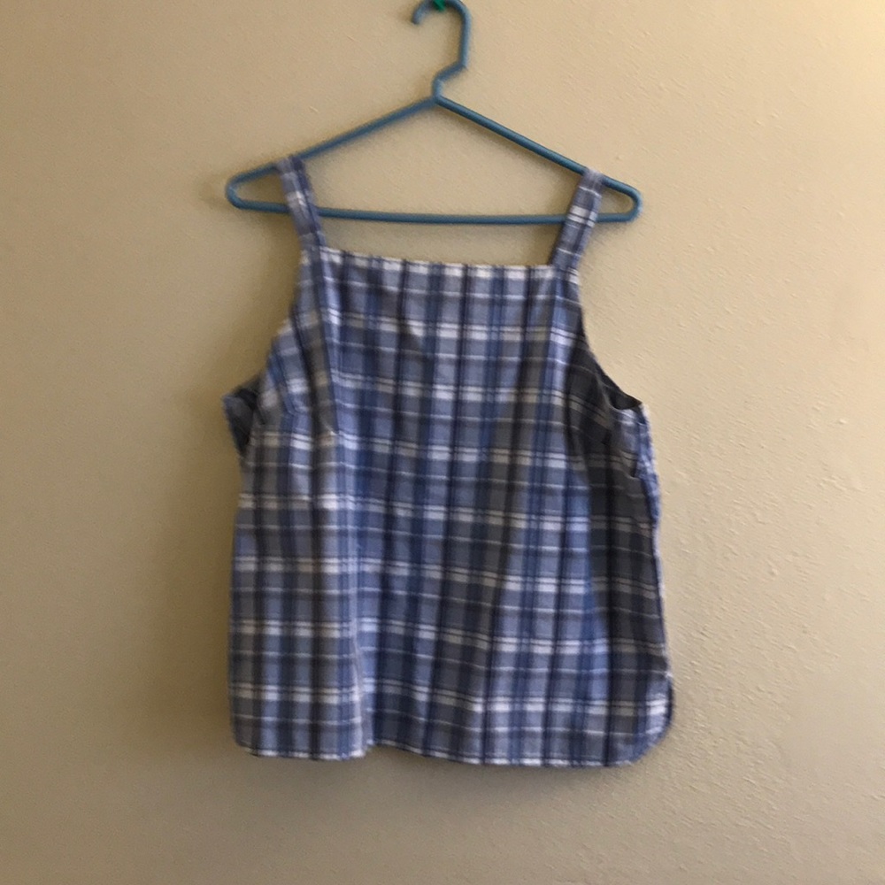 Plaid crop top